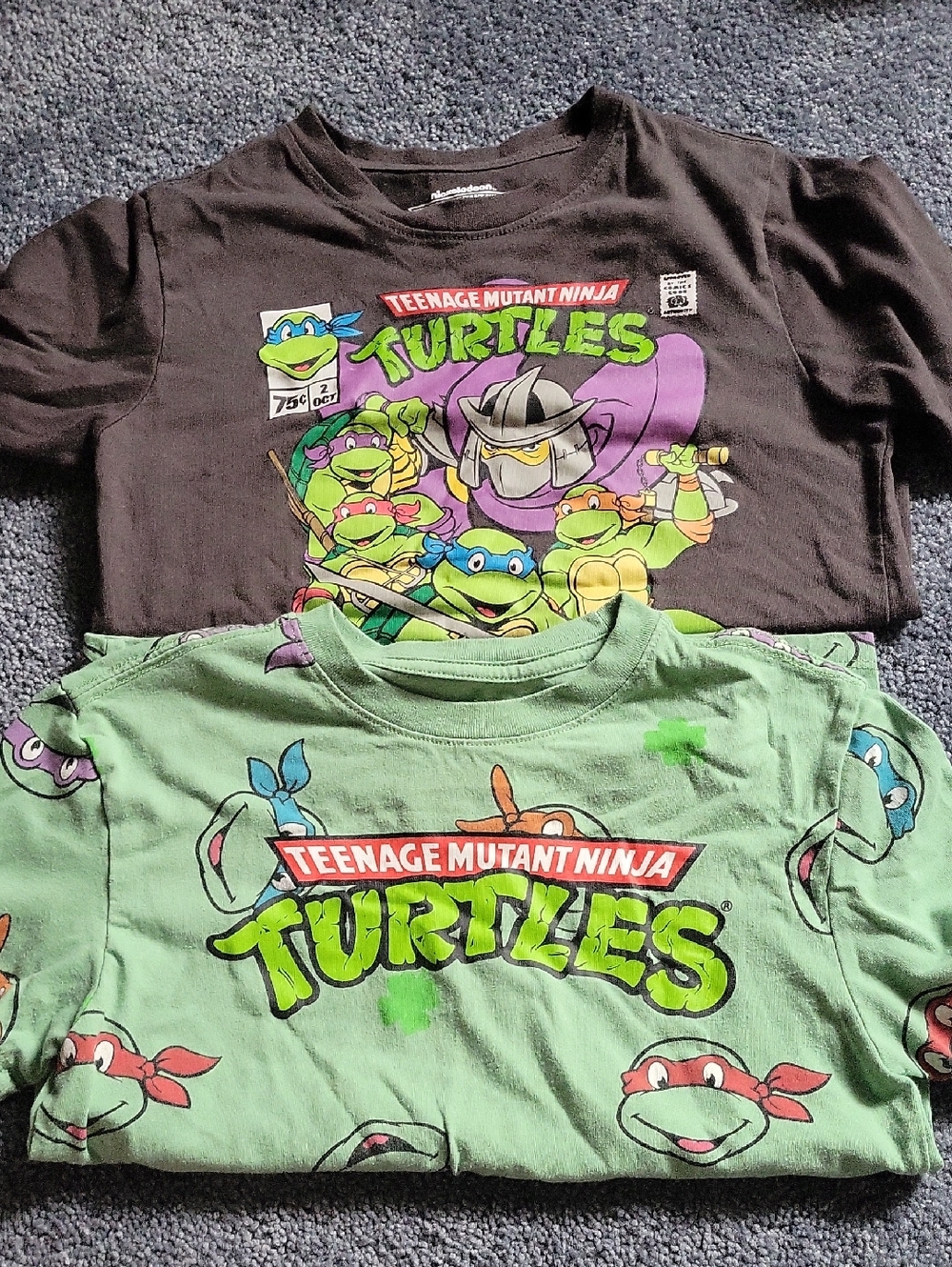 Nickelodeon Teenage Mutant Ninja Turtles Graphic Tees - Green & Black